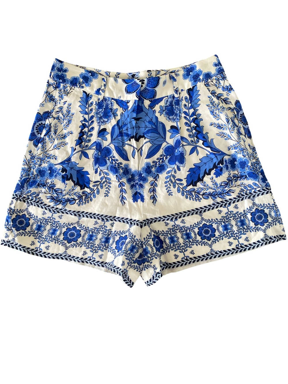 a loves a Blue Floral Print boho  Shorts-10